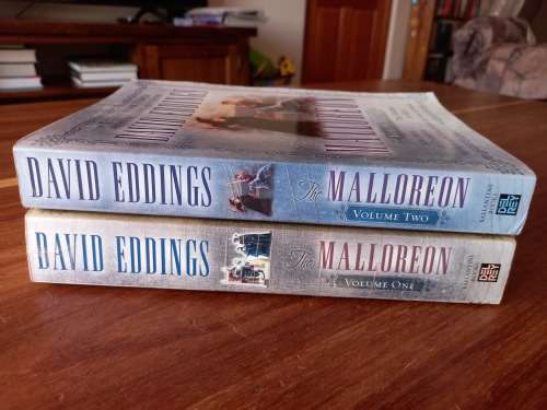 Complete Malloreon Series (Malloreon #1-5) by David Eddings in Two Volumes - Large Softcovers