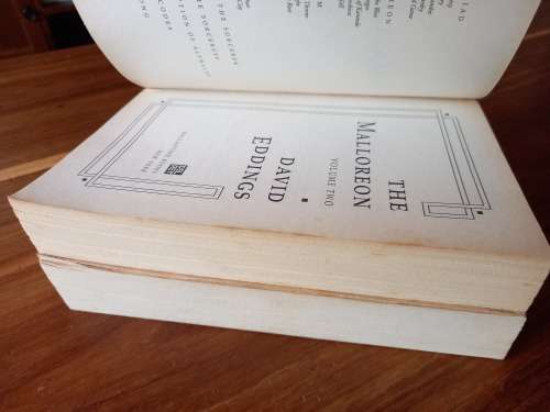 Complete Malloreon Series (Malloreon #1-5) by David Eddings in Two Volumes - Large Softcovers