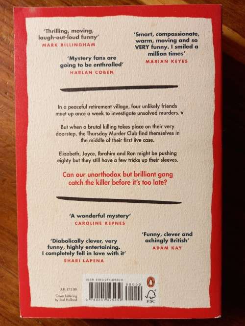 The Thursday Murder Club (Thursday Murder Club #1) by Richard Osman - Large Softcover