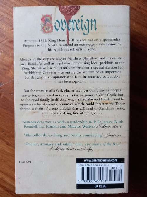 Sovereign (Matthew Shardlake #3) by C.J. Sansom