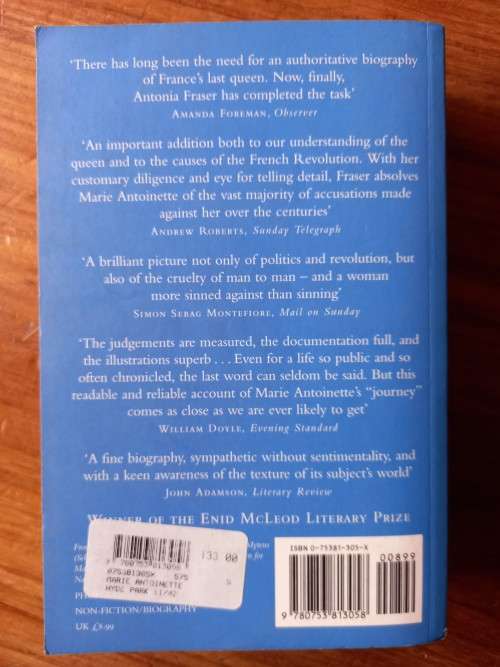 Marie Antoinette: The Journey by Antonia Fraser