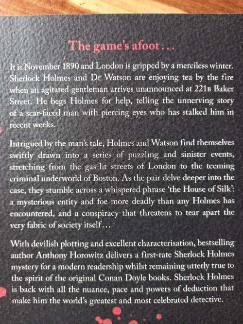 The House of Silk (Sherlock Holmes #1) by Anthony Horowitz - Large Softcover