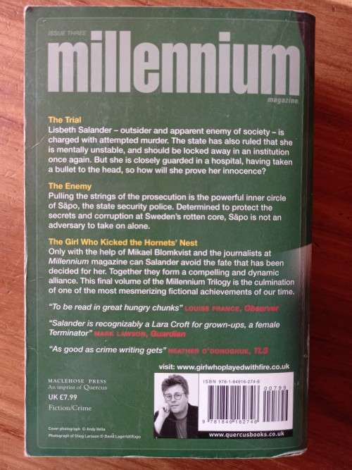 The Girl Who Kicked the Hornets Nest (Millennium Trilogy #3) by Stieg Larsson
