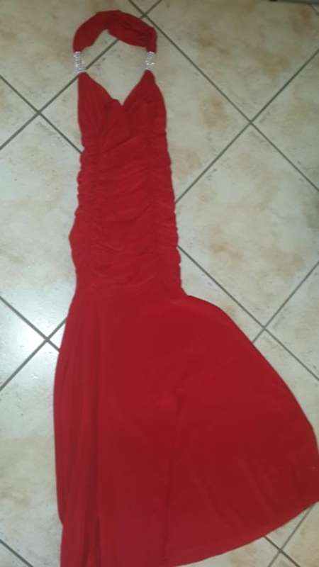 Wine Red Evening Dress