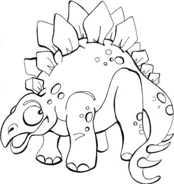 Dinosaur Coloring Book - Ebook