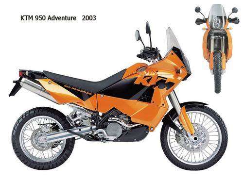 KTM 950 Adventure (2003) owner's manual (E-book)