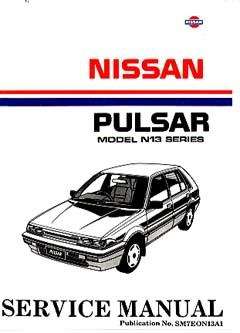 Nissan Pulsar N13 (1989) Service Manual (E-book)