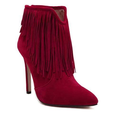 Fringe Design Ankle Boots For Women - Euro size 38, SA size 6 (In stock)