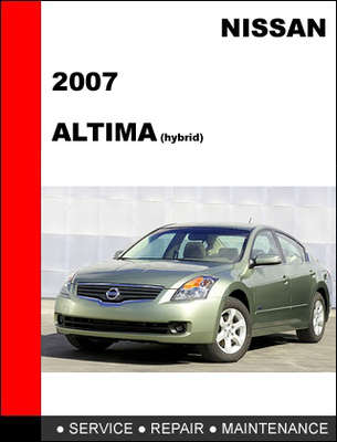 Nissan Altima 2007 Hybrid Service Manual (E-book)