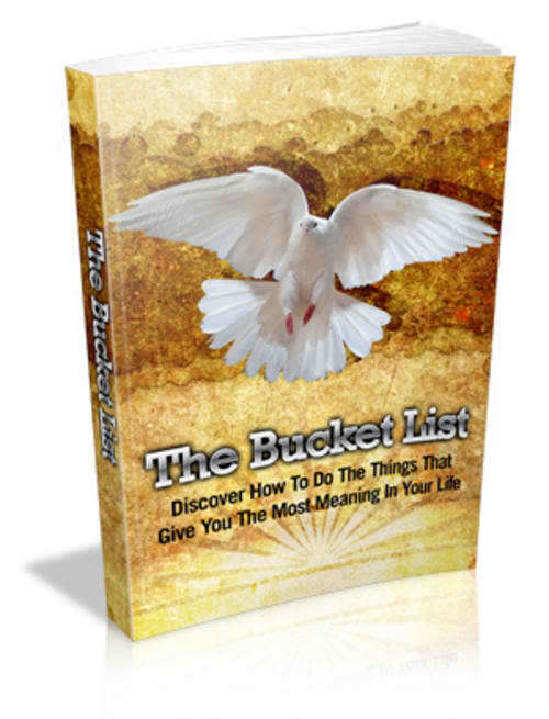 The bucket list - Ebook
