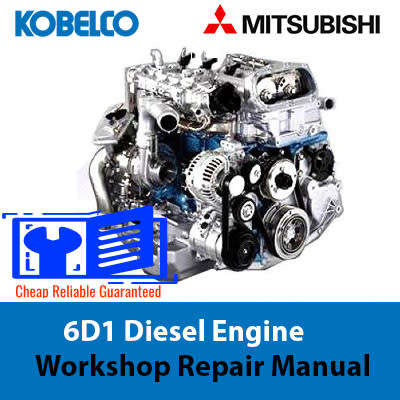 Mitsubishi 6D1 Series Diesel Engine Shop Manual (E-book)