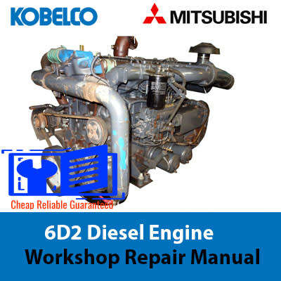 Mitsubishi 6D2 Series Diesel Engine Shop Manual (E-book)