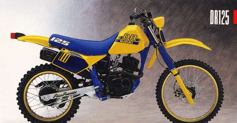 Suzuki DR125 & SP125 (1986 to 1988) service manual (E-book)