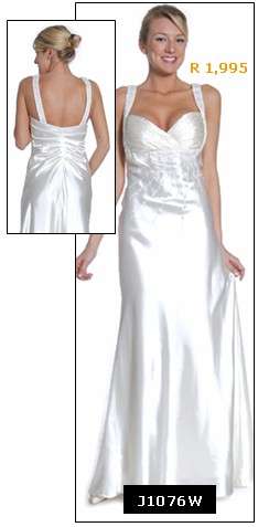 Gorgeous Satin Informal Bridal Gown. In stock in Ivory (size S). FREE and OVERNIGHT delivery!!!