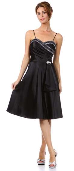 Plus Size Satin Evening Dress. In stock in Black (size 3XL). FREE, OVERNIGHT delivery!!!