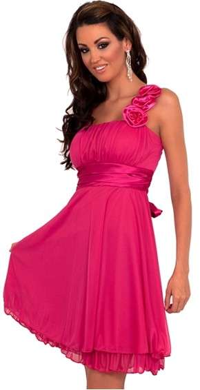 Lovely Cocktail Dress. In stock in Black (S), Fuchsia (M), Purple (L). FREE, OVERNIGHT delivery!!!