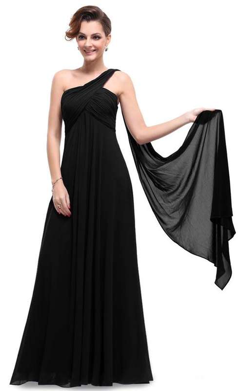 Gorgeous Evening Dress. Available to order in Black (S to 3XL). FREE, OVERNIGHT delivery!!