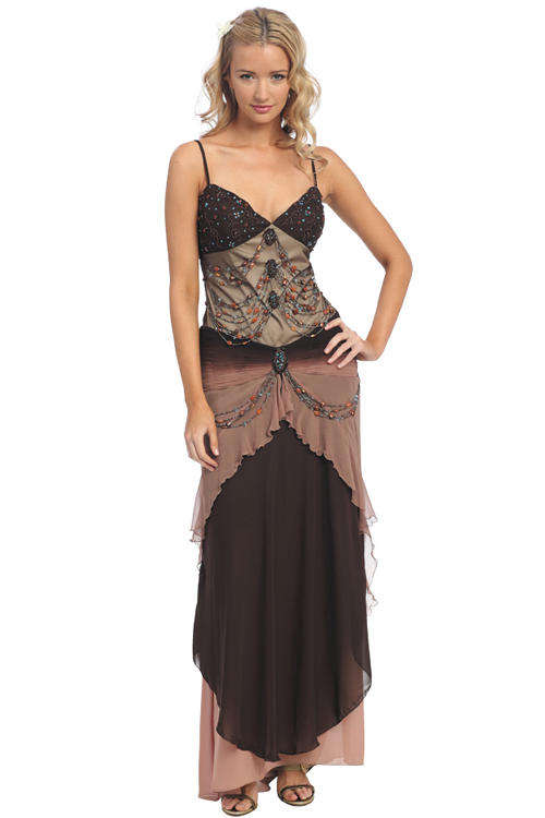Stunning 100% Silk Hand Beaded Evening Dress. In stock in size S. FREE and OVERNIGHT delivery!!!