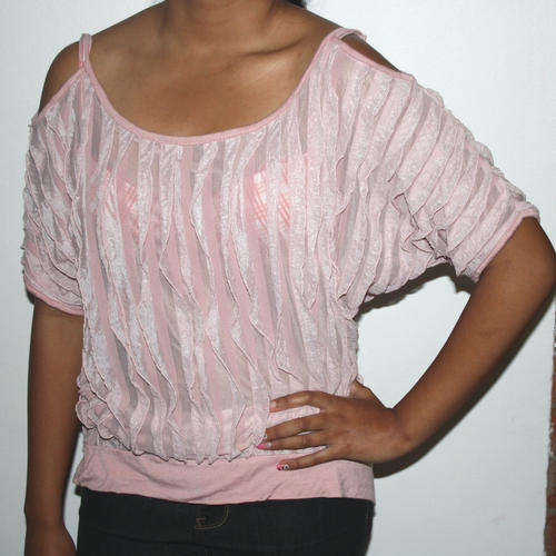 Pink Ruffle Top