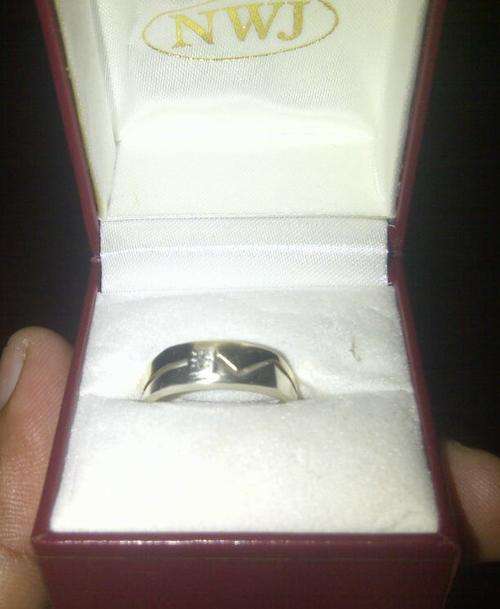 9ct Gents Gold and White Gold Ring