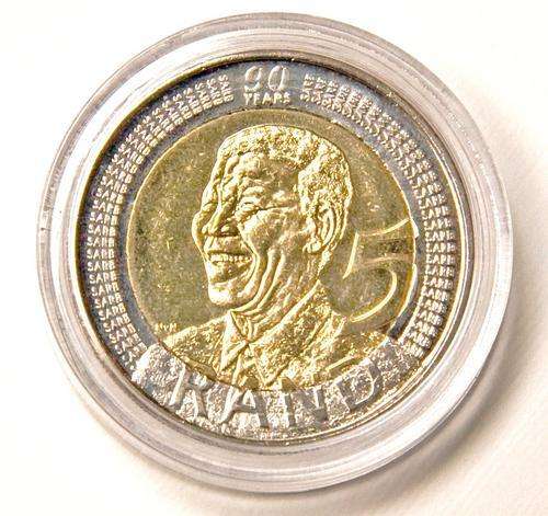 Untouched 2008 R5 coins in capsules. Bid per coin
