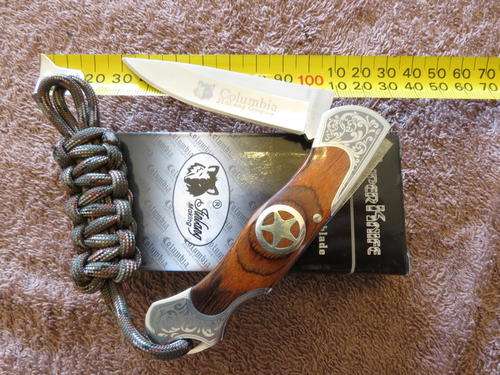 Beautiful Columbia Texas Ranger Lock Knife