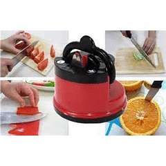 Knife Sharpener with built in suction pad