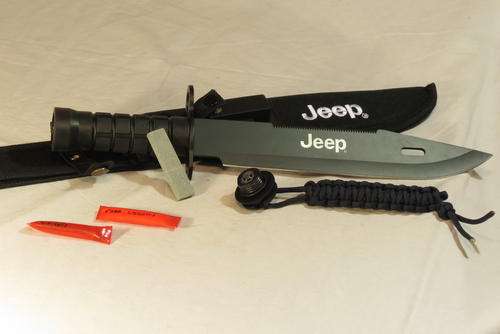 Jeep Survival Knife - Black 8 1/2-Inch Survival Knife - COMBINED
