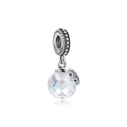 Clear Crystal Star Dangle Charm