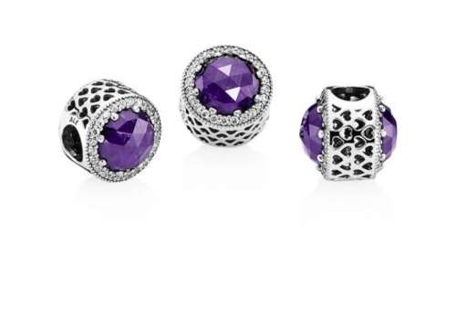 RADIANT HEARTS CHARM PURPLE