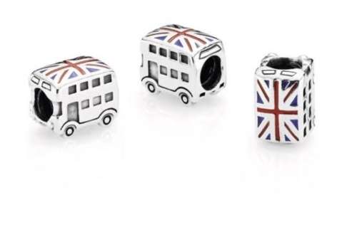 UNION JACK BUS PANDORA CHARM