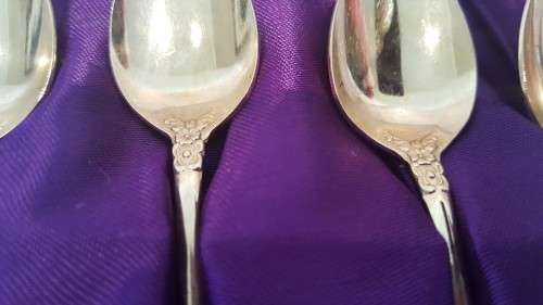 royal albert 24 KT gold plated porcelain  tea spoons and tea forks
