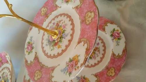 royal albert double layered tier