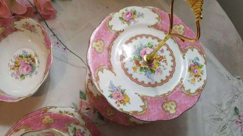 royal albert double layered tier