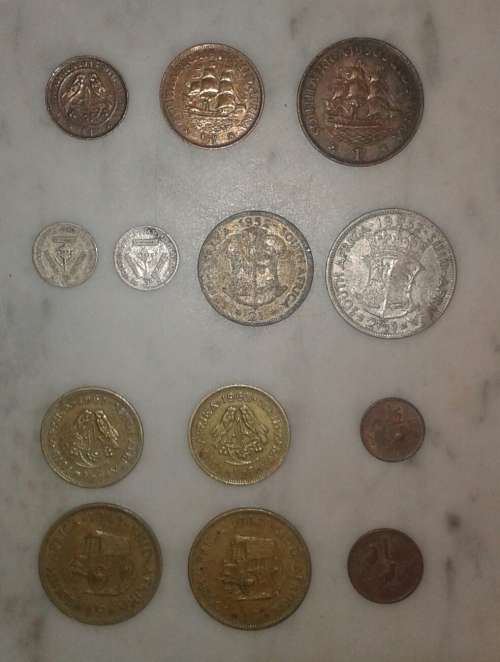13 S.A. coins (1940-1977)