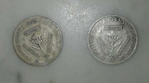13 S.A. coins (1940-1977)