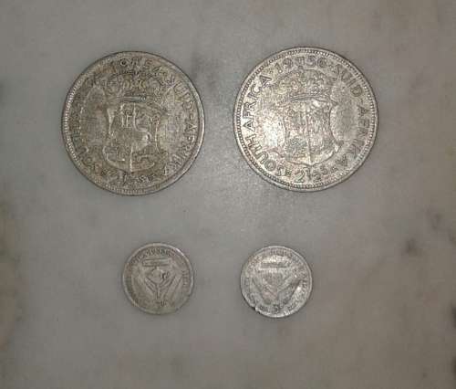 4X Silver Union of S.A. Coins