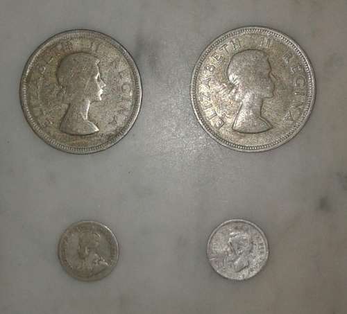 4X Silver Union of S.A. Coins