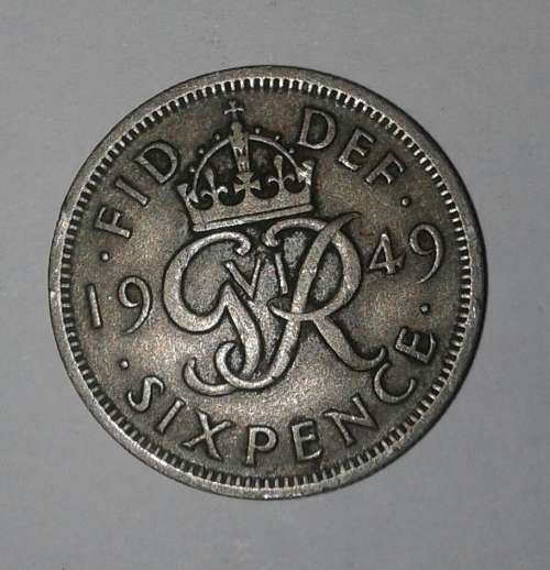 1949 six pence Great Britain
