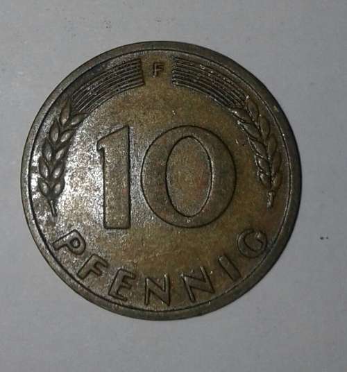 1950 10 pfennig Germany