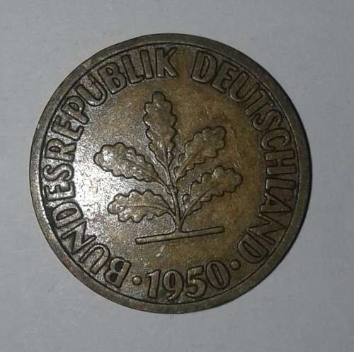 1950 10 pfennig Germany