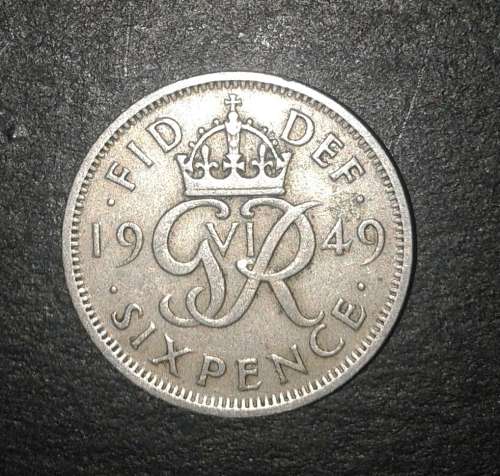 1949 Great Britain 6 pence