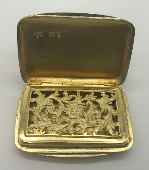 Victorian Silver `Vinaigrette` (London 1857)