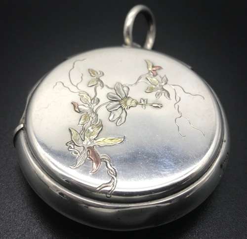 Rare Victorian Silver Vesta Case and Slow Match Holder
