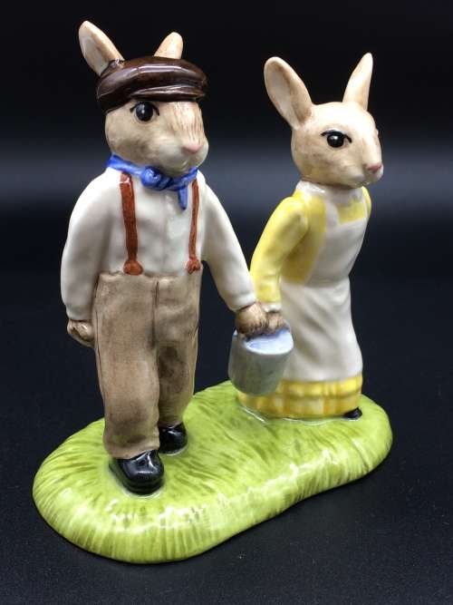 Royal Doulton `Jack and Jill` Bunnykins Figure