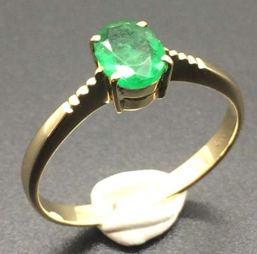 Vintage 14ct Gold and Emerald Ring