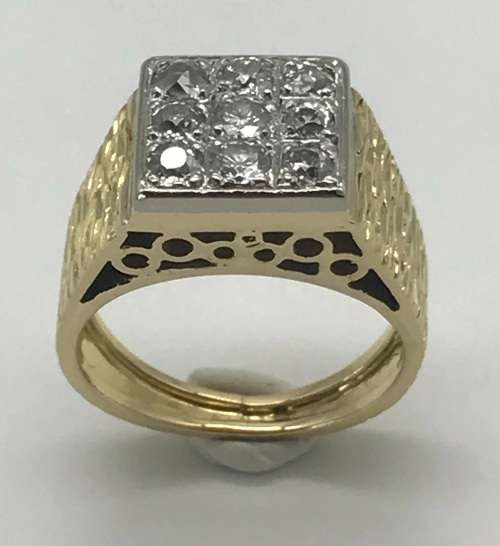 18ct Gold & Diamond Dress Ring (V. R76 250)