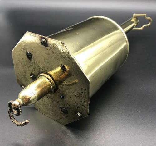 Rare Antique Brass Bottle Jack Spit Turner