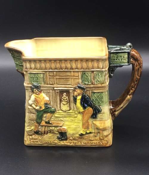 Large Royal Doulton `Pickwick Papers` Relief Jug