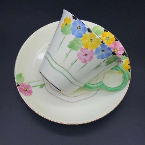 1930s Art Deco `Paragon` Teacup and Saucer